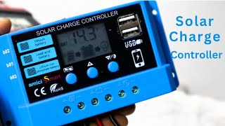 Solar Charge Controller Setup  amicismart solar charge controller all features [upl. by Mordecai338]