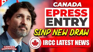 Canada Express Entry Draw  SINP New Draw 2024 With NOC Code  Canada Immigration [upl. by Uzzi]