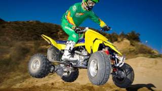 2009 Suzuki QuadRacer LTR450 ATV Review [upl. by Llertniuq73]