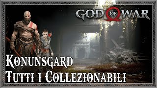 God of War ITA  Konunsgard  Tutti i collezionabili 100 [upl. by Antonino]