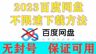 2023百度網盤不限速下载方法：使用网盘加速器和aria2，永久免费网盘在线解析百度网盘文件 [upl. by Negah]