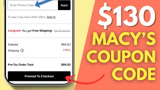 How to Find 130 Macys Promo Code Working [upl. by Othilia159]