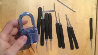 Schloss knacken Lockpicking für Anfänger  Tutorial  Deutsch  German [upl. by Dianuj765]