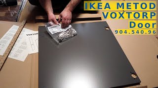 IKEA METOD VOXTORP 90454096 Door 60x60 cm UTRUSTA Hinge 110 ° 80524882 an instructional video [upl. by Anilad661]