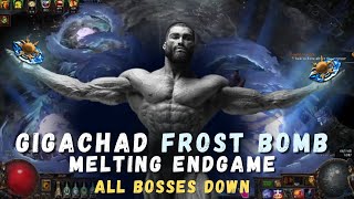 Gigachad Frost Bomb MELTING ENDGAME  Fullscreen Explosions POE 321 [upl. by Desireah]