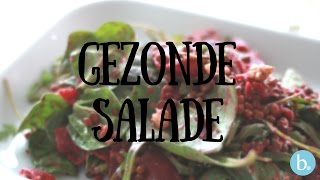 Gezonde salade  rode bieten en linzensalade [upl. by Hadeis]