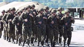 Zugschule  Swiss Army Samba marching drill [upl. by Barrett]