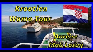 Camping Wohnmobil Tour Kroatien 2022  Teil 1  Anreise über München nach Mali Losinj  Vlog90 [upl. by Aisitel596]