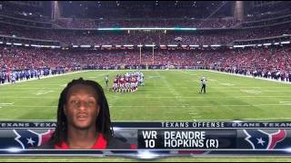 2013 Houston Texans offensive lineup against Indianapolis [upl. by Lj]