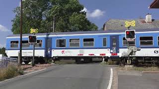 Železniční přejezd Velké Svatoňovice 2 CZ  892024  Railroad crossing [upl. by Andree206]