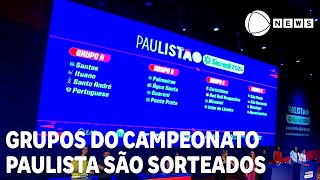 Grupos do Campeonato Paulista de Futebol 2024 são sorteados [upl. by Mailliw436]