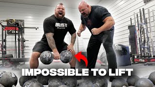 EDDIE HALL VS THE UNLIFTABLE DUMBBELL [upl. by Reddin]