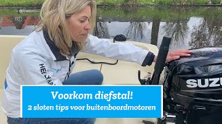 De beste sloten voor je buitenboordmotor Voorkom diefstal met goedgekeurde sloten  Boottotaal [upl. by Lladnek]