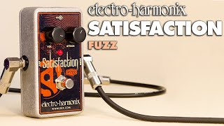 ElectroHarmonix Satisfaction Fuzz Pedal [upl. by Arela352]