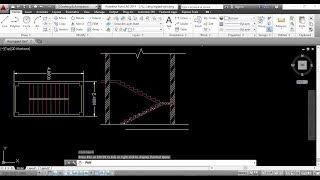 How to Draw Dog Legged Stair  2D Dog Legged Stair  2D in AutoCAD Taqnia [upl. by Jeannie243]