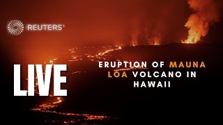 LIVE Eruption of Mauna Loa volcano in Hawaii [upl. by Susanna151]