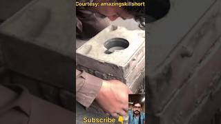 Aluminium Casting technique  Making Radiator Pipe of generator  its amazing skills [upl. by Nuhs56]