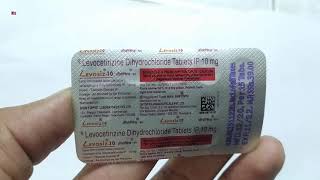 levosiz 10mg Tablet  Levocetirizine Dihydrochloride 10mg Tablet  Levosiz 10mg Tablet Uses Benefits [upl. by Bloom]