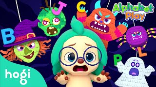 👻 Let’s Break the Alphabet Piñata 🔤｜Learn ABC｜Hogis Alphabet Play｜ABC Songs｜Hogi Pinkfong [upl. by Octavus]