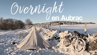 Overnight Aubrac  Bikepacking hivernal [upl. by Seif]