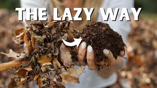 Save HUNDREDS of Dollars by Making Your Own Garden Soil from Leaves [upl. by Jori]