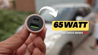 Tested👉DURACELL 65W fast Charging CAR CHARGER with Power Delivery amp Quick Charge 3 Reviewamp Unboxing [upl. by Ayidah]