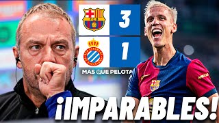 ¡GOLEADA EN EL DERBI  POST PARTIDO Y RUEDA DE PRENSA  BARÇA 31 ESPANYOL [upl. by Urbai]