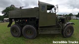 1945 Scammell Pioneer SV2S 6x4 84 Litre 6Cyl Gardner Diesel Military Truck 200 HP [upl. by Yretsym]