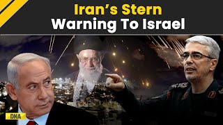 Israel Iran War Update Iran Issues Most Powerful Warning To Israel Citing Severe Consequences [upl. by Lexie18]