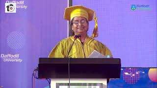 Speech of Honorable Education Minister Dr Dipu Moni MP at 10th Convocation of DIU [upl. by Notlek714]