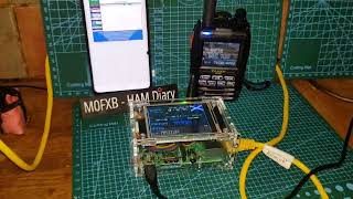 DV Mega UK Genesis Complete Nextion Screen MMDVM Hotspot Latest Screen Deseign built in battery [upl. by Henricks]