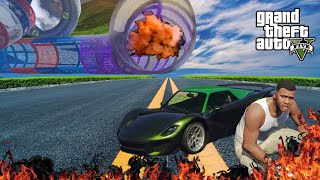 GTA V Stunt Race Insanity Explosive Loops Epic Crashes amp Wild Car Chase [upl. by Daahsar]