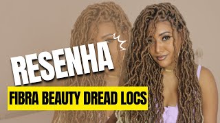 CROCHET BRAIDS  RESENHA  FIBRA BEAUTY DREAD LOCS  BLACK BEUTY CONTEI TUDO O QUE EU ACHEI [upl. by Sekoorb]