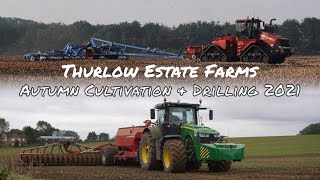 Autumn Cultivations and Drilling at Thurlow Estate Farms  2021 [upl. by Nodaj923]