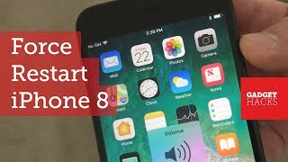 How to Force Restart the iPhone 8 amp iPhone 8 Plus [upl. by Aisatnaf]