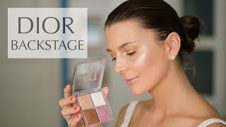 DIOR BACKSTAGE Палетка хайлайтеров Glow Face Palette [upl. by Niawtna]