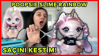 POOPSIE RAINBOW KUAFÖRDE SAÇLARINI KESTİM UNICORN SAÇLI CHALLENGE ANNEMDEN GİZLİ Dobişko Tv [upl. by Oflodor]