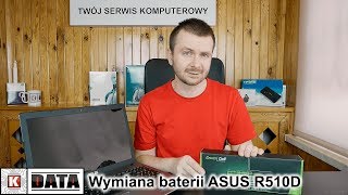 Wymiana baterii ASUS R510D [upl. by Anel]