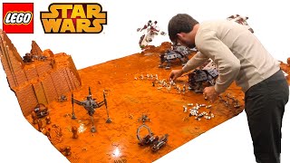 Building The Battle of Geonosis in 1 Minute LEGO Star Wars Moc Timelapse [upl. by Lombardo]