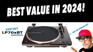 AUDIOTECHNICA LP70xBT IS THE BEST VALUE TURNTABLE THIS YEAR [upl. by Aneetsirhc]