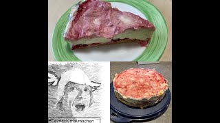 Himbeer Schmand Torte cheesecake Kuchen Einfach und lecker fyp baking [upl. by Yrrak392]