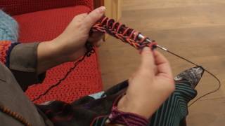 Knotten tutorial full stitch tunisch haken [upl. by Goodrich]