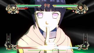 Naruto Ultimate Ninja Storm Hinata using 8 Trigrams 64 Palms Guard on Kiba [upl. by Sueaddaht]