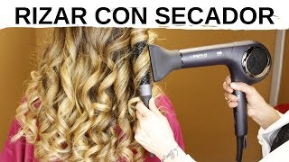 Como Rizar el Pelo con Secador 💕 Mejor Secador de Pelo Profesional [upl. by Granger]