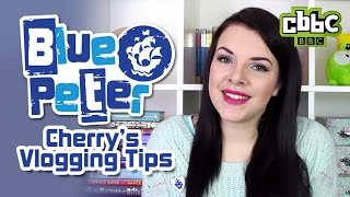 Cherry Wallis vlogging tips on CBBCs Blue Peter [upl. by Eelsew65]