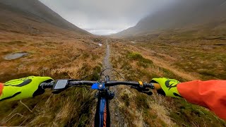 Mtb Trail Riding quotDalwhinnie to Ben Alder pathquot Dalwhinnie Scotland [upl. by Kurr]