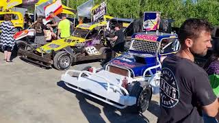 Huntly Speedway 20232024 Opening Meeting Pitwalk [upl. by Qooraf]