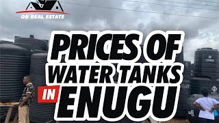 Enugu Price Of Different Sizes Of Water Tank In Enugu Nigeria [upl. by Anallise]