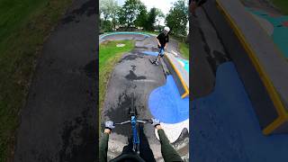 Rate this colorful pump track 😍 mtb pumptrack dirtjumper mtblife anatolybrv quot [upl. by Mozza]