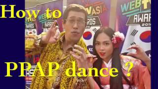 PPAP dance with Pikotaroピコ太郎 by Maki Shima志摩マキ [upl. by Anikahs234]